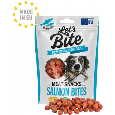 Brit Let's Bite Meat Snacks Salmon Bites 150 g