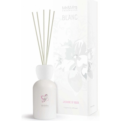 Mr&Mrs Fragrance Blanc difuzér Jasmine of Ibiza Jasmín z Ibizy 250 ml