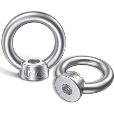 QZKJQDD 6 kusů očkové matice M6, šroub s okem z nerezové oceli 304, očkový šroub M6, šroub s okem – Hledejceny.cz