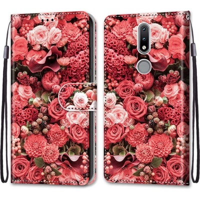 VSECHNONAMOBIL 30818 ART Peňaženkový kryt Nokia 2.4 ROSES – Zboží Živě