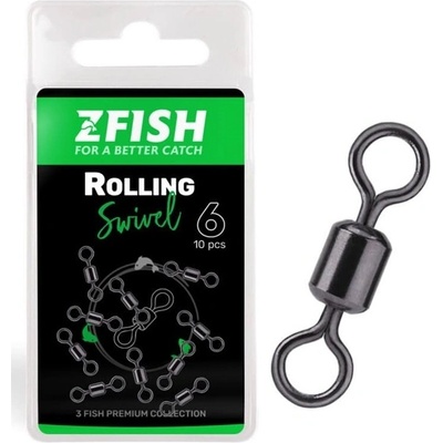 ZFISH Obratlík Rolling Swivel vel. 12 10 ks