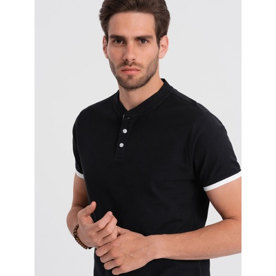 Ombre Clothing Черна мъжка поло риза Омбре Облекло Ombre Clothing | Cheren | МЪЖЕ | M