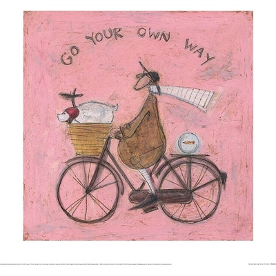 Umelecká tlač Sam Toft - Go Your Own Way, 40 × 40 cm