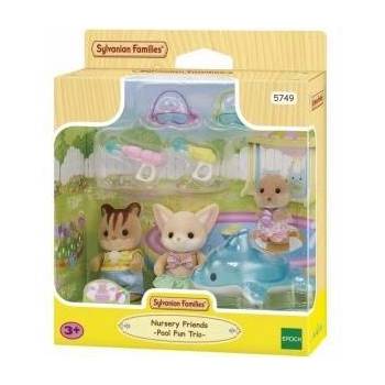 Sylvanian Families Аксесоари за Къща на Кукли Sylvanian Families 5749 Nursery Friends Pool Fun trio