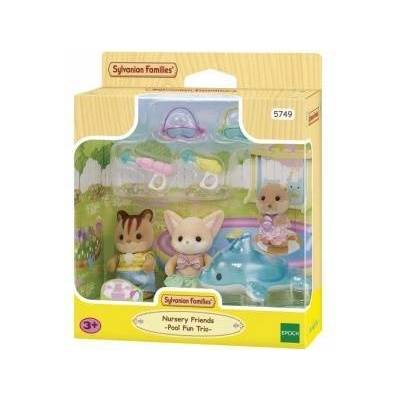 Sylvanian Families Аксесоари за Къща на Кукли Sylvanian Families 5749 Nursery Friends Pool Fun trio