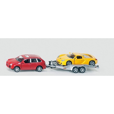 Siku Super 2544 Osobní automobil s přepravním přívěsem 1:55