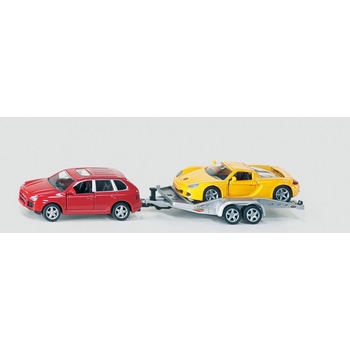 Siku Super 2544 Osobní automobil s přepravním přívěsem 1:55