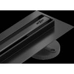 Mexen Flat 360° Slim 130 см въртящ се линеен отвод, черен - 1741130 (1741130)