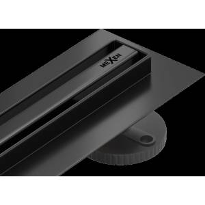Mexen Flat 360° Slim 130 см въртящ се линеен отвод, черен - 1741130 (1741130)
