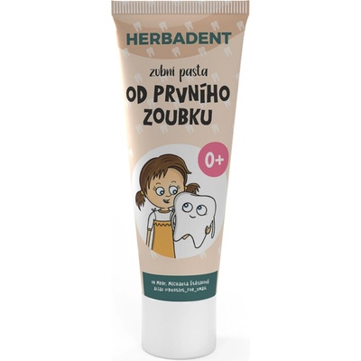 Herbadent & MDDr. Štětinová od prvého zuba broskyňa 75 g