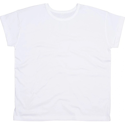 Mantis Voľné dámske tričko s krátkym rukávom Biela