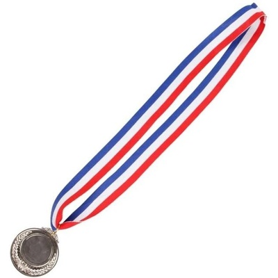 Metal Silver medaile se stuhou balení 1 ks