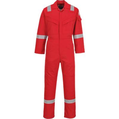 Portwest Kombinéza Flame Resistant Anti Static FR50 350g POR FR50RER Červená