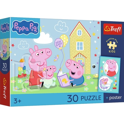 Trefl Peppa má plán 30 dielov