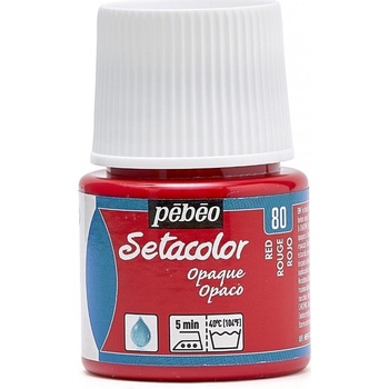 Pébéo Setacolor Боя за плат 80 Red 45 ml 1 бр (69.3080)