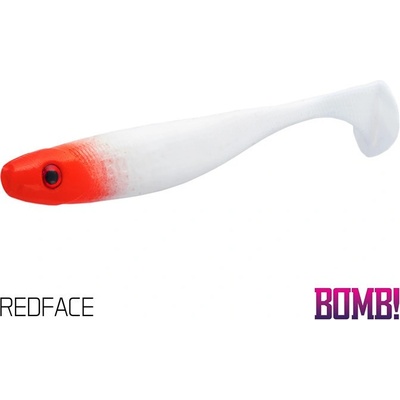 Delphin Umělá nástraha BOMB! Rippa / 5ks 10cm/REDFACE
