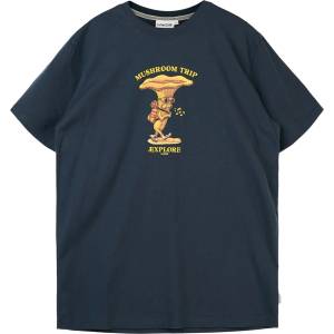 LAKOR Мъжка тениска LAKOR Mushroom Trip T-Shirt - Blueberry (217-0131-0113)
