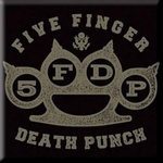 Five Finger Death Punch Brass Knuckle Магнит (FFDPMAG01)