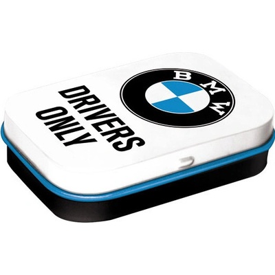 NOSTALGIC ART krabička BMW Drivers Only white