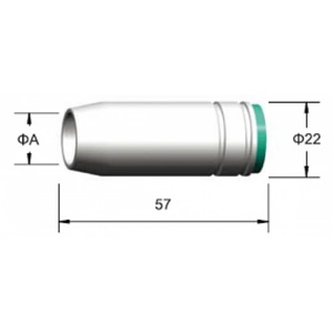  Газова дюза ТВi 250 (6406)
