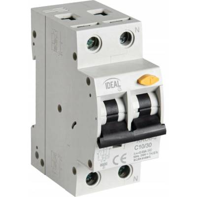 IDEAL KANLUX Jistič s proudovým chráničem 2P C10 AC KRO6-2/C10/30 23215