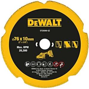 DEWALT - Диамантен режещ диск 76х10 мм DT20590 (DT20590)