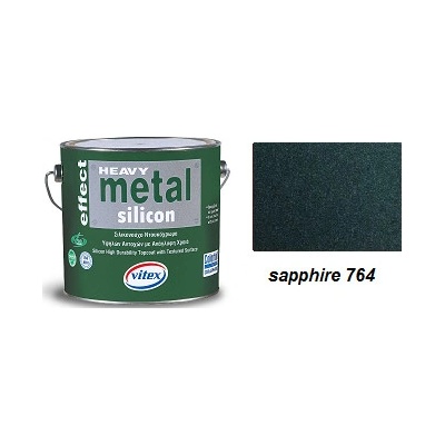 Vitex Heavy Metal Silicon Effect - štrukturálna kováčska farba 764 Saphire 2,25L 0557