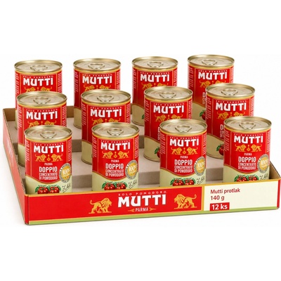Mutti italský 2x koncentrovaný rajský protlak 12 x 140 g