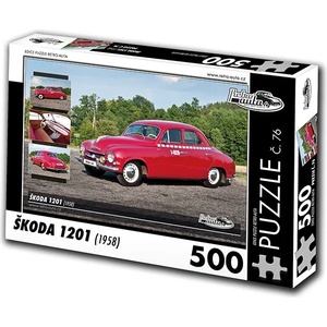 Retro cars - Puzzle Skoda 1201 (1958) II - 500 piese