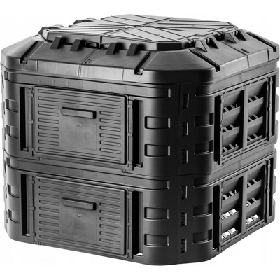Kadax Kompostér 1 komorový 600 l černý