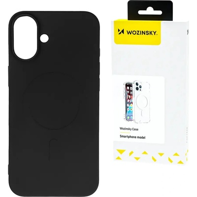 Wozinsky Течен силиконов кейс MagSafe за Samsung Galaxy S25+ - Черен (5907769369919)
