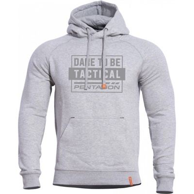 Mikina Pentagon Phaeton Dare to be tactical s kapucňou šedá