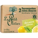 Le Petit Olivier extra jemné mydlo Verbena a citrón 2 x 100 g