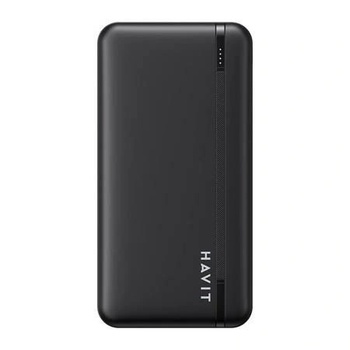Havit Външна батерия, Havit, 10000 mAh, 206 g, 137 x 70 x 16 mm, Черен (PB90 black) (PB90 black)