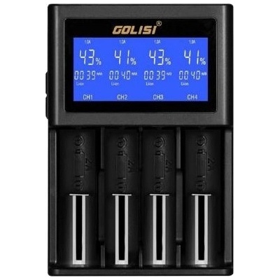 Golisi S4 2.0A chytrá nabíječka s LCD displejem