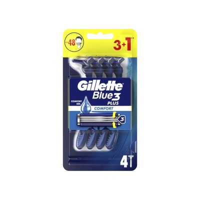 Procter and Gamble Gillette Blue3 hol tka (3+1бр/бли) Comfort