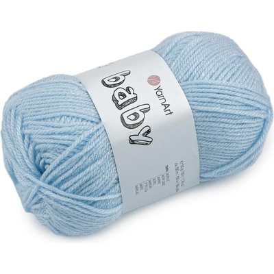 Pletací příze Baby 50 g Varianta: 10 (215) modrá světlá, Balení: 1 ks 61632/160041/286247