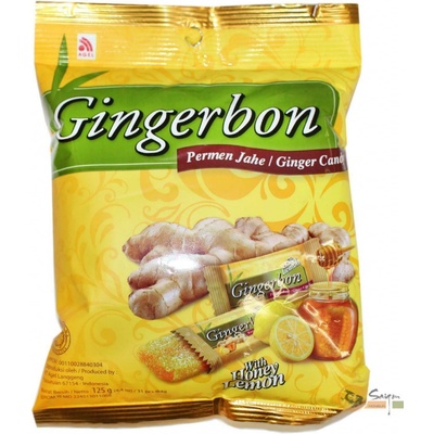 Gingerbon Zázvorové bonbony med a citron 125 g