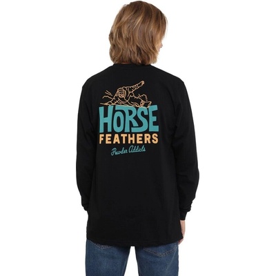 Horsefeathers JOYRIDE LS t-shirt Black