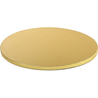 Decora Podnos pevný kruh Zlatý 40cm