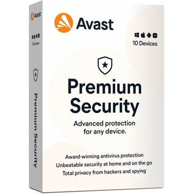 Avast Premium Security 10 lic. 1 rok PRD.10.12M