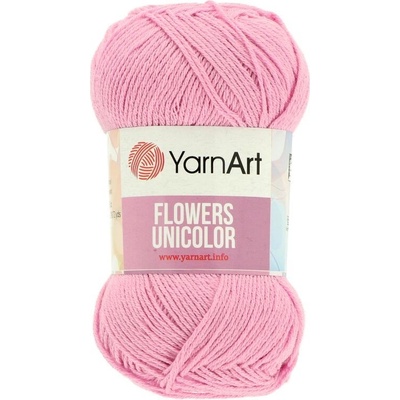 YarnArt Flowers Unicolor svetlo ružová 740