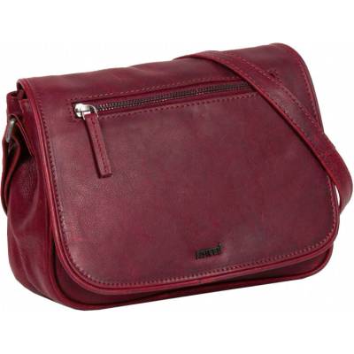 Justified dámska kožená crossbody kabelka Melis vínová