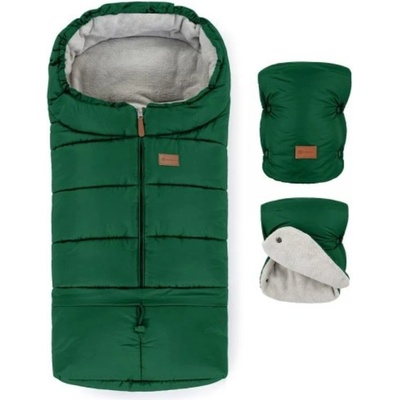 Petite&Mars Zimní set Jibot 3v1 + rukavice na kočárek Jasie Juicy Green – Zboží Mobilmania