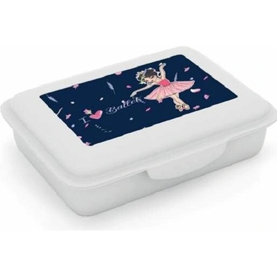 Oxybag Box na svačinu s přihrádkou Baletka 9-58424