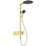 Hansgrohe Raindance Alive S - Душ гарнитура с термостат, диаметър 30 см, 3 струи, полирана златна визия 24582990 (24582990)