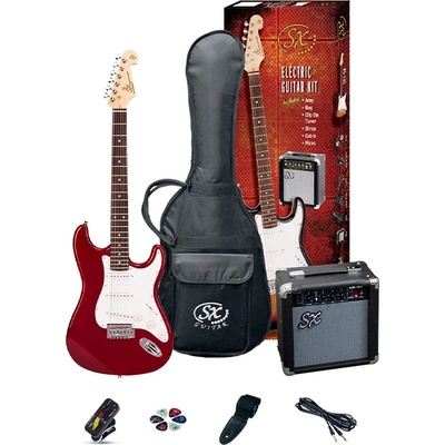 SX Комплект електрическа китара sx se1-sk-car (se1-sk-car)