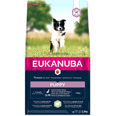 Eukanuba Puppy Small & Medium Breed Lamb 2,5 kg