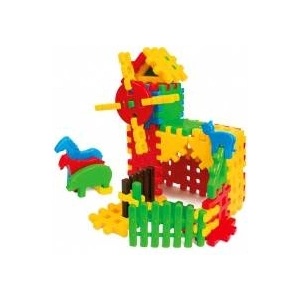 Marioinex Building Blocks Bag 50 el Mlyn