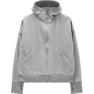 Jeanne Baret Дамско яке за тренировка Jeanne baret Women's Verbena Hooded Jacket Training jacket - Grigio Mel. - размер 38 (EU) (103-2934-0112)